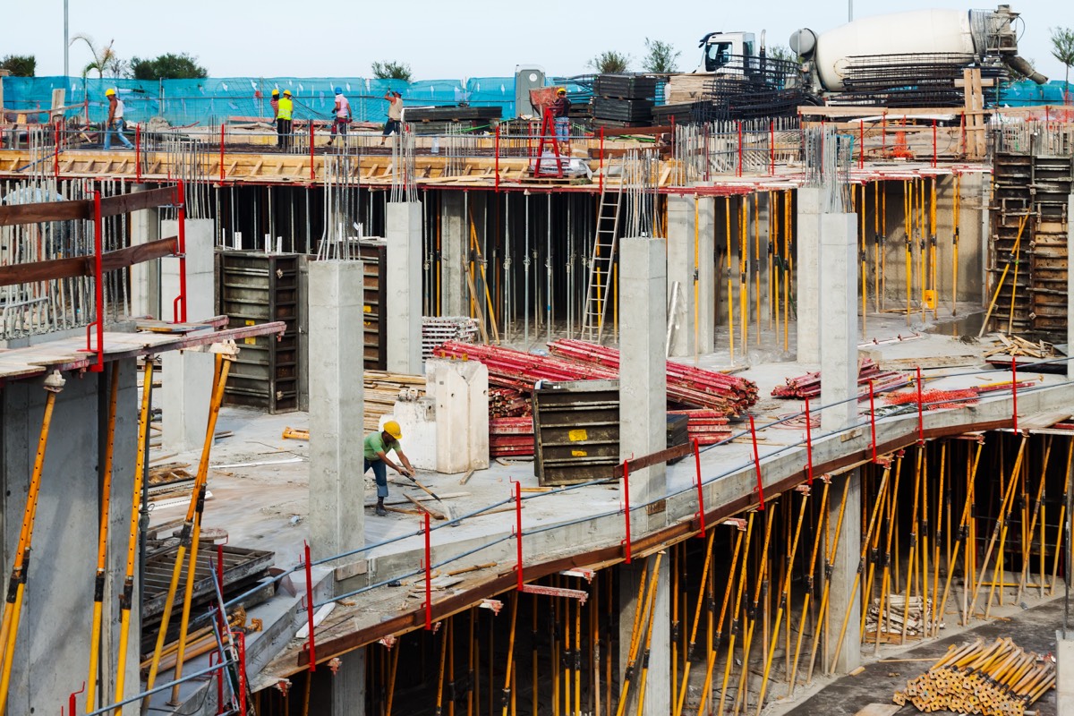 Chantier de génie civil